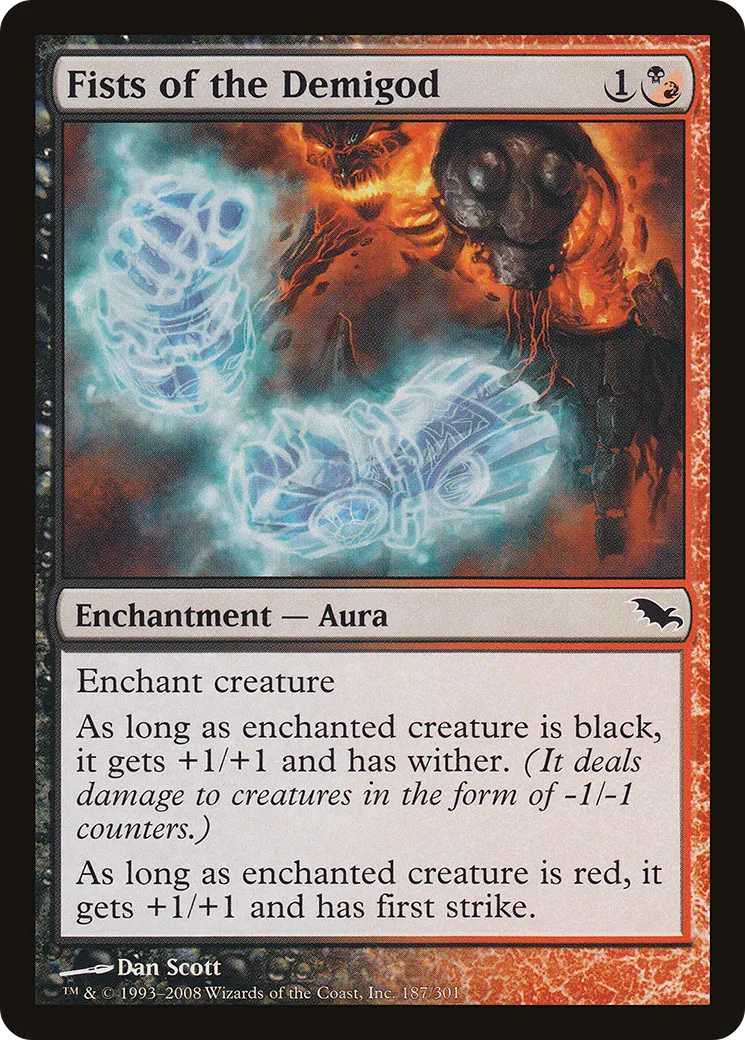 Poings du Demi-dieu — Shadowmoor — Magic: The Gathering