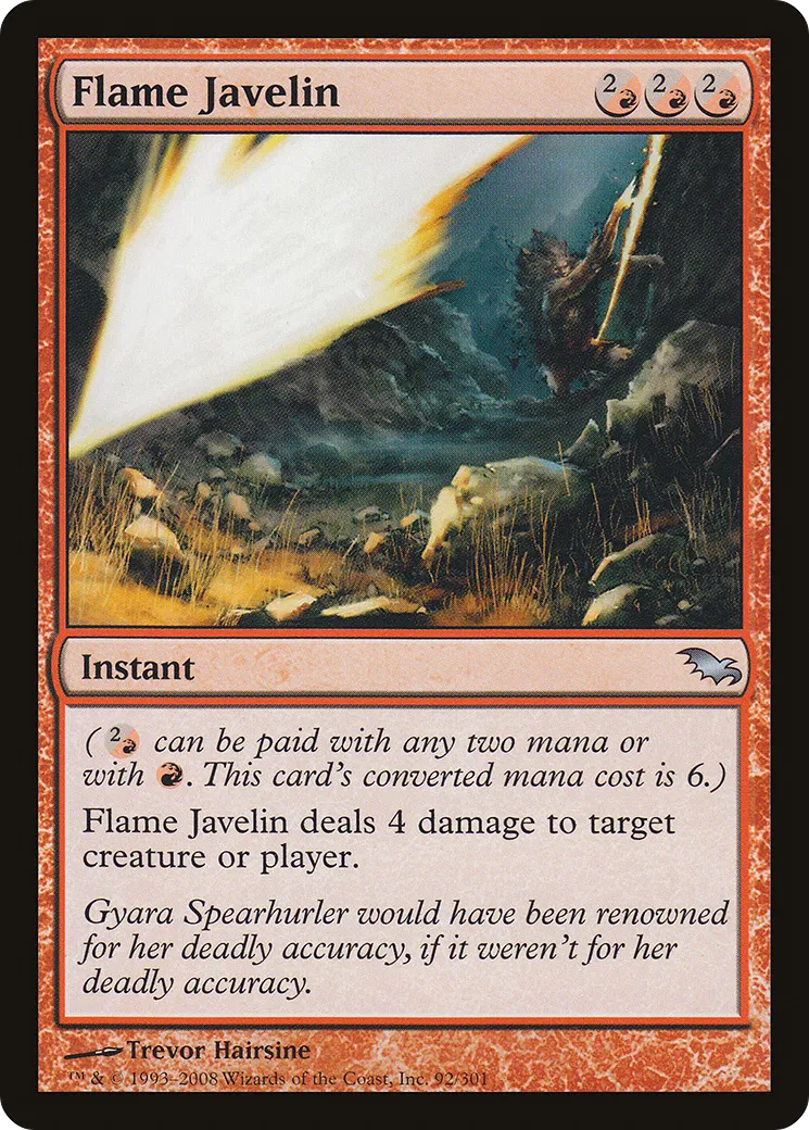Flame Javelin — Shadowmoor — Magic: The Gathering