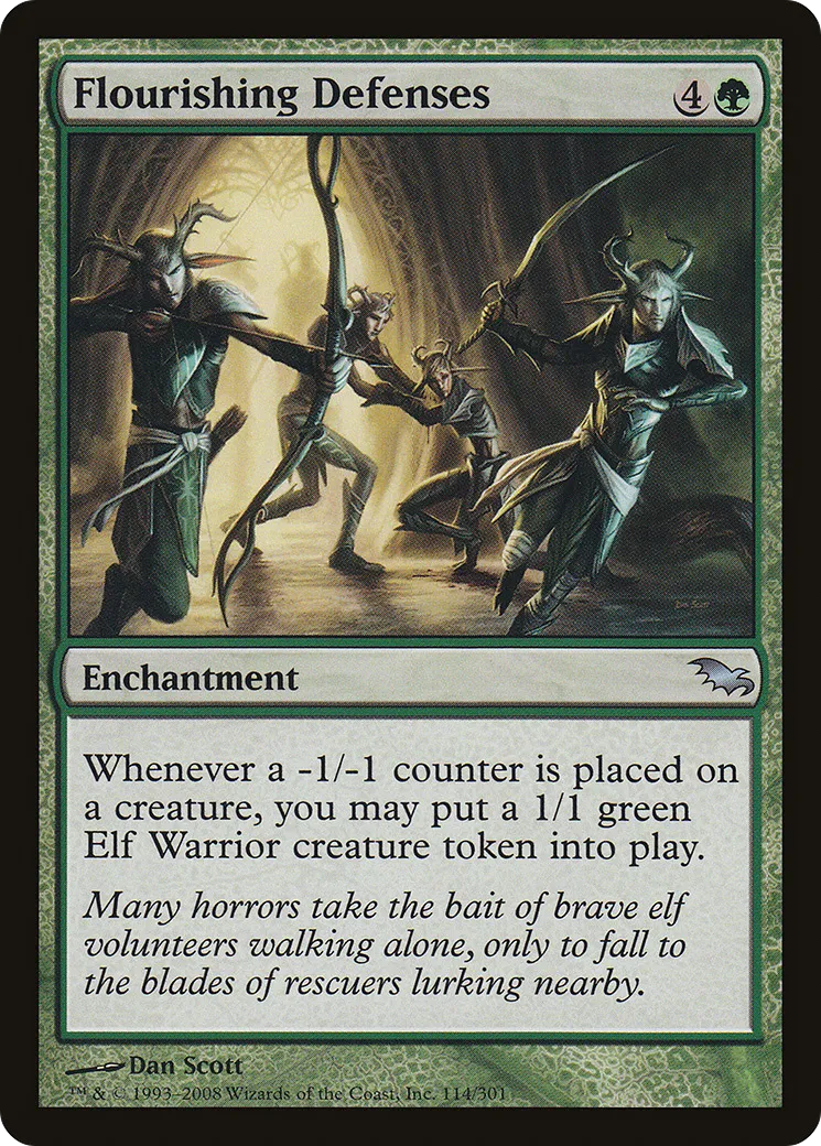 Flourishing Defenses — Shadowmoor — Magic: The Gathering