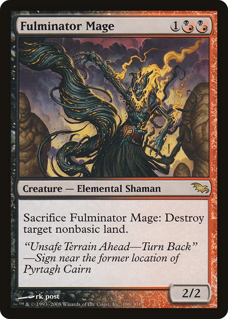Fulminator Mage — Shadowmoor — Magic: The Gathering
