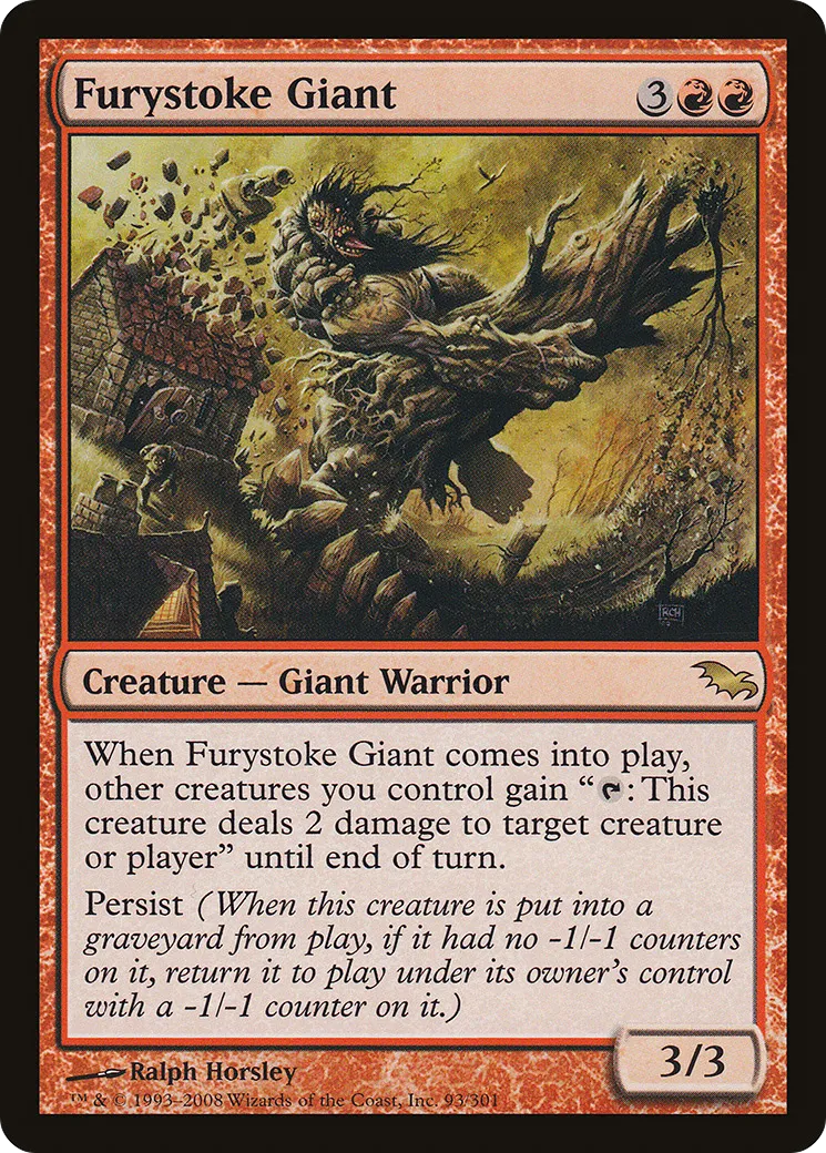 Furystoke Giant — Shadowmoor — Magic: The Gathering