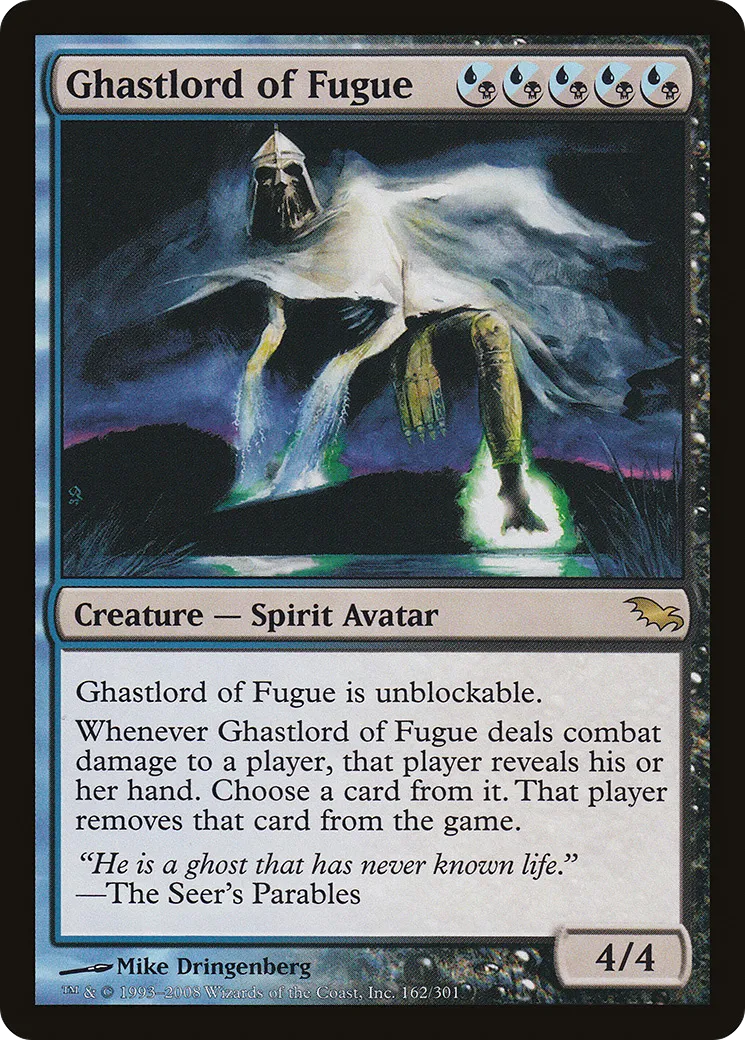 Ghastlord of Fugue — Shadowmoor — Magic: The Gathering
