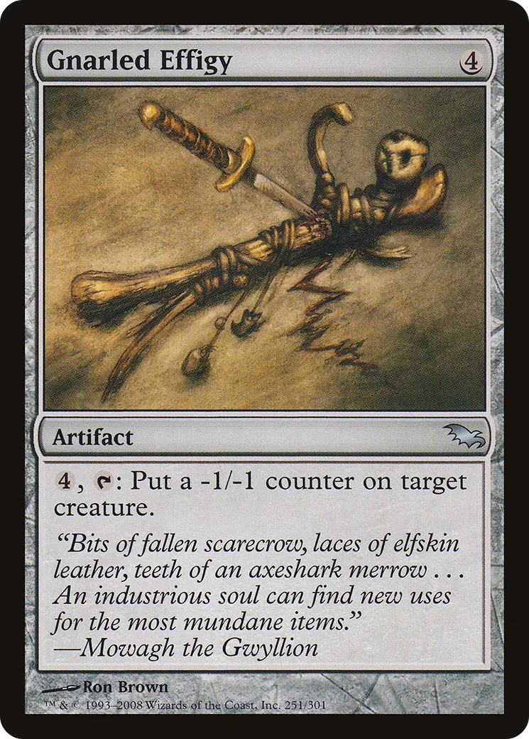 Gnarled Effigy — Shadowmoor — Magic: The Gathering