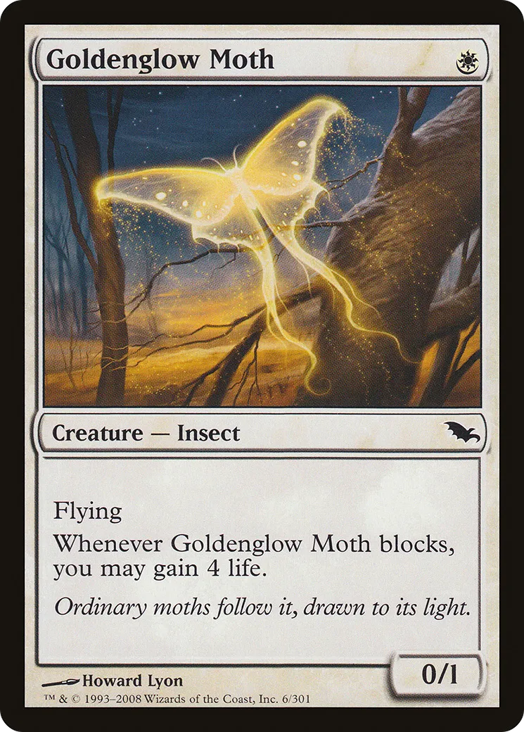 Goldenglow Moth — Shadowmoor — Magic: The Gathering