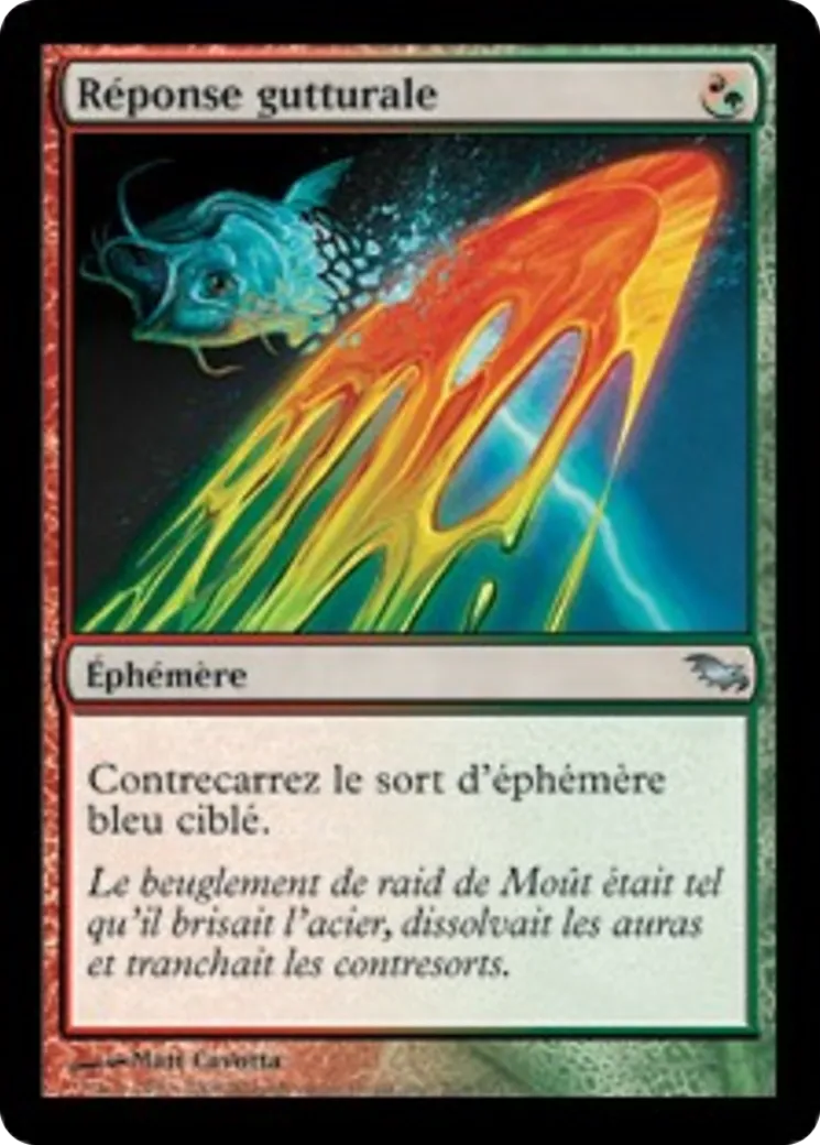 Réponse gutturale — Shadowmoor — Magic: The Gathering