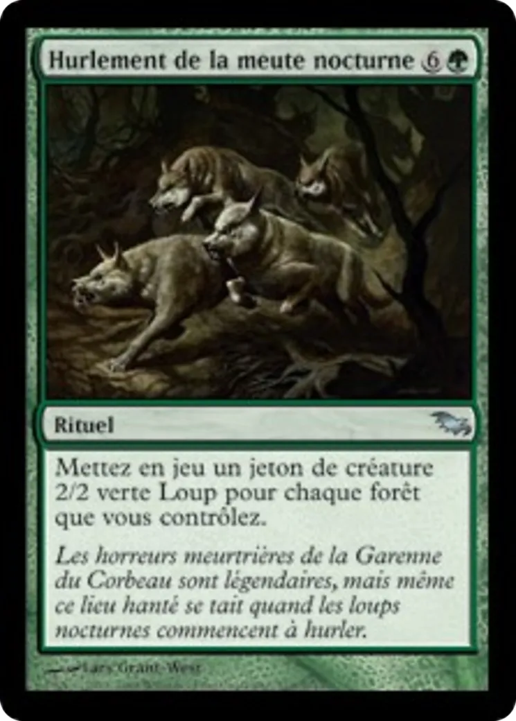 Hurlement de la meute nocturne — Shadowmoor — Magic: The Gathering