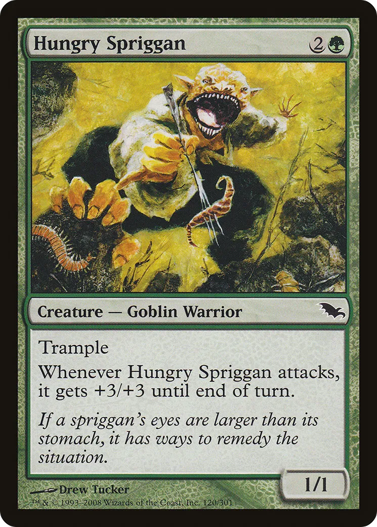 Spriggan affamé — Shadowmoor — Magic: The Gathering
