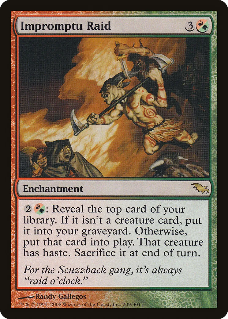 Raid impromptu — Shadowmoor — Magic: The Gathering