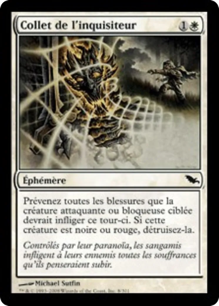 Collet de l'inquisiteur — Shadowmoor — Magic: The Gathering