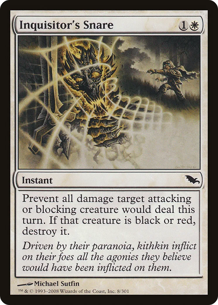 Collet de l'inquisiteur — Shadowmoor — Magic: The Gathering