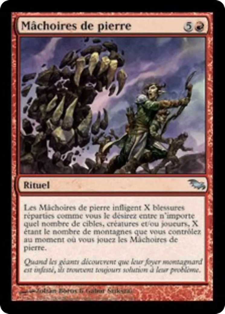 Mâchoires de pierre — Shadowmoor — Magic: The Gathering