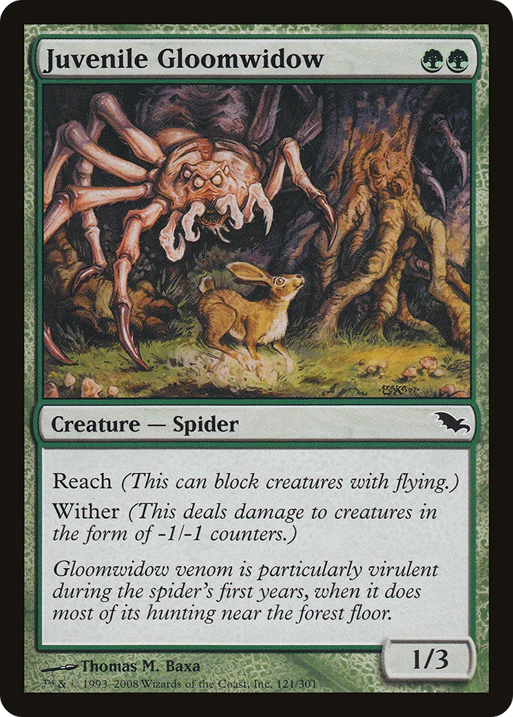 Veuve obscure juvénile — Shadowmoor — Magic: The Gathering