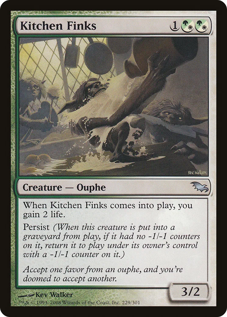 Kitchen Finks — Shadowmoor — Magic: The Gathering