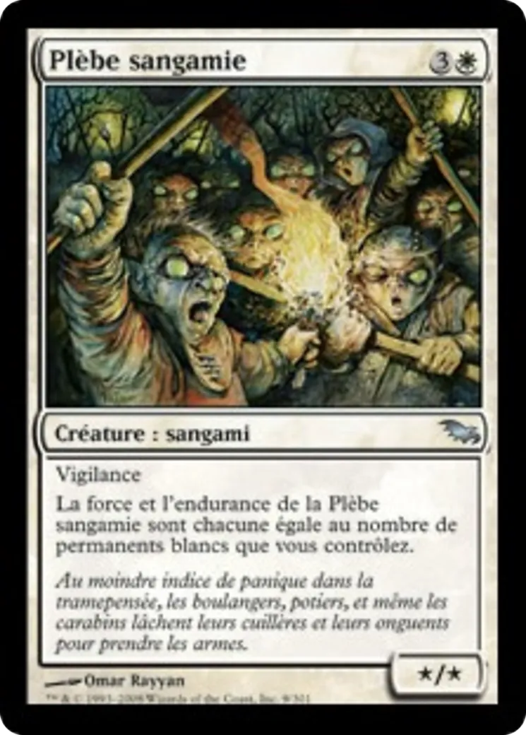 Plèbe sangamie — Shadowmoor — Magic: The Gathering