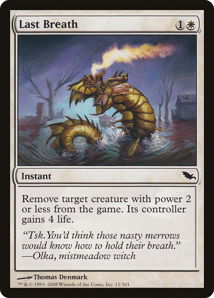 Last Breath — Shadowmoor — Magic: The Gathering