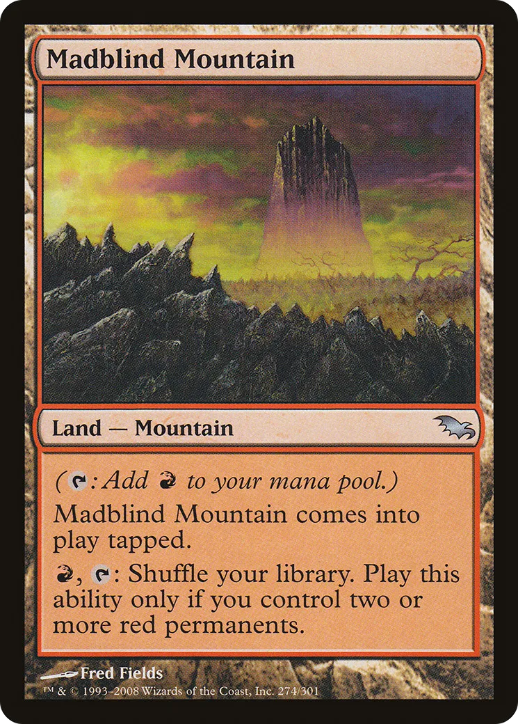 Madblind Mountain — Shadowmoor — Magic: The Gathering