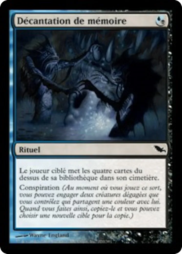 Décantation de mémoire — Shadowmoor — Magic: The Gathering