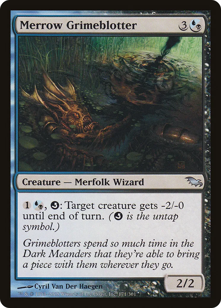 Merrow Grimeblotter — Shadowmoor — Magic: The Gathering