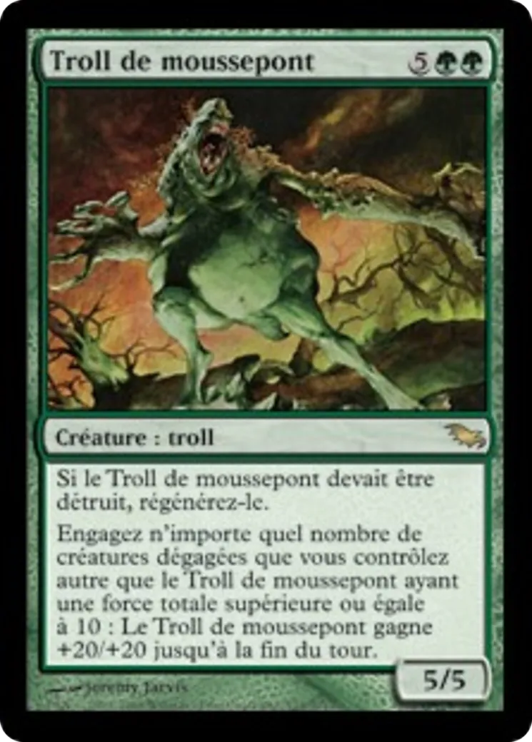 Troll de moussepont — Shadowmoor — Magic: The Gathering