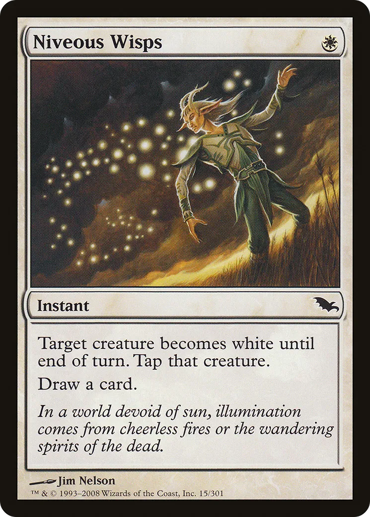 Niveous Wisps — Shadowmoor — Magic: The Gathering
