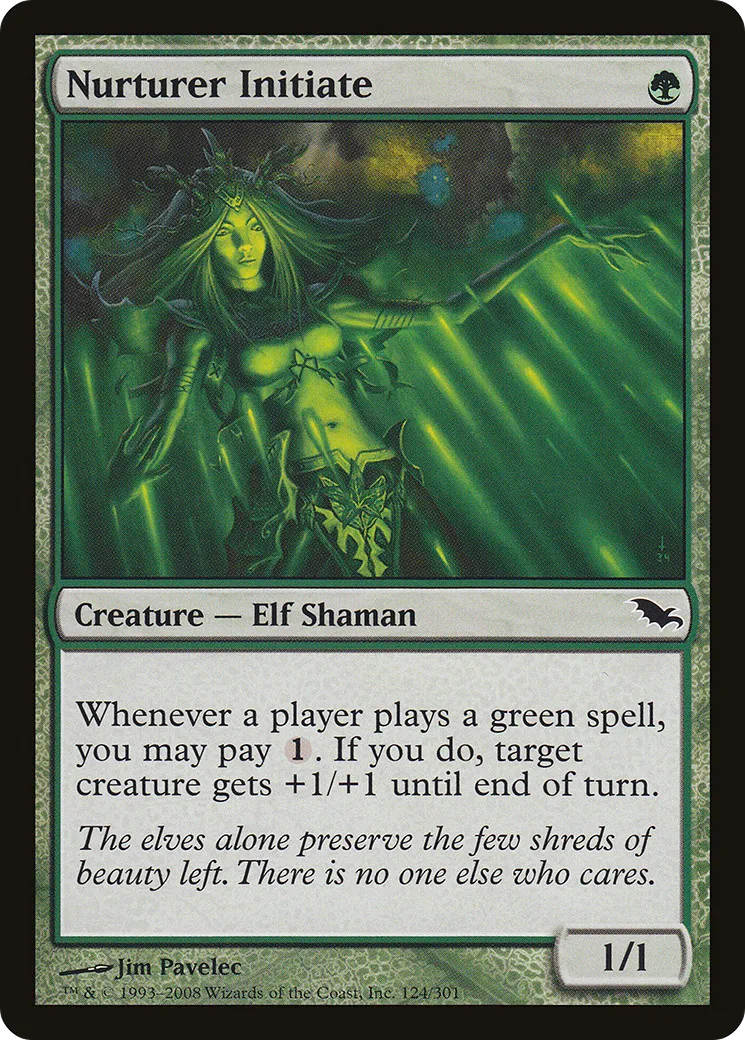 Nurturer Initiate — Shadowmoor — Magic: The Gathering