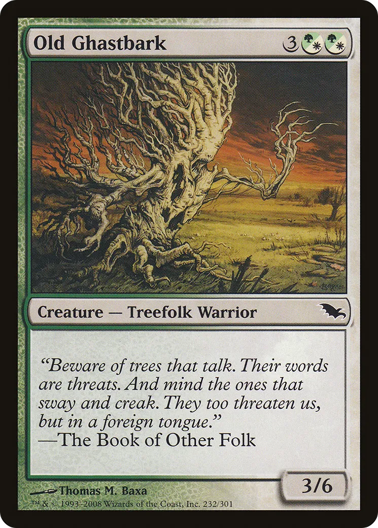 Old Ghastbark — Shadowmoor — Magic: The Gathering