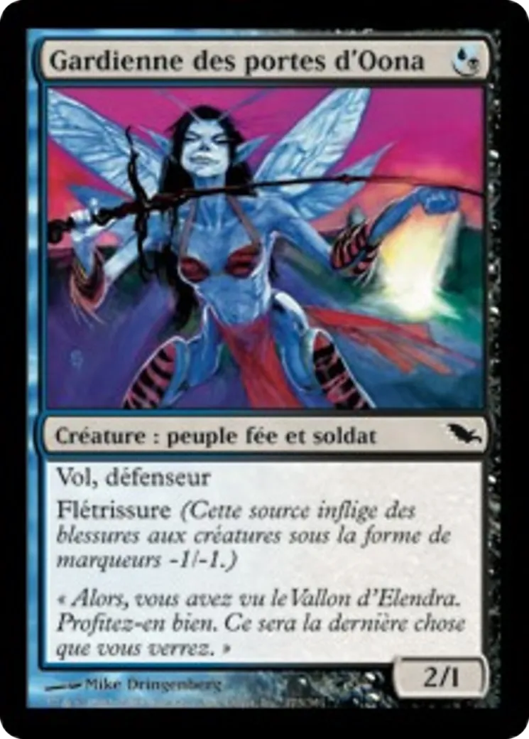 Gardienne des portes d'Oona — Shadowmoor — Magic: The Gathering