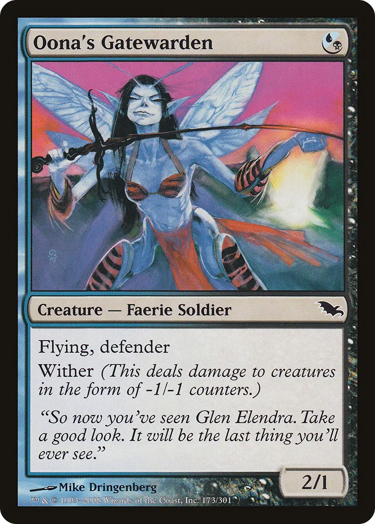 Oona's Gatewarden — Shadowmoor — Magic: The Gathering