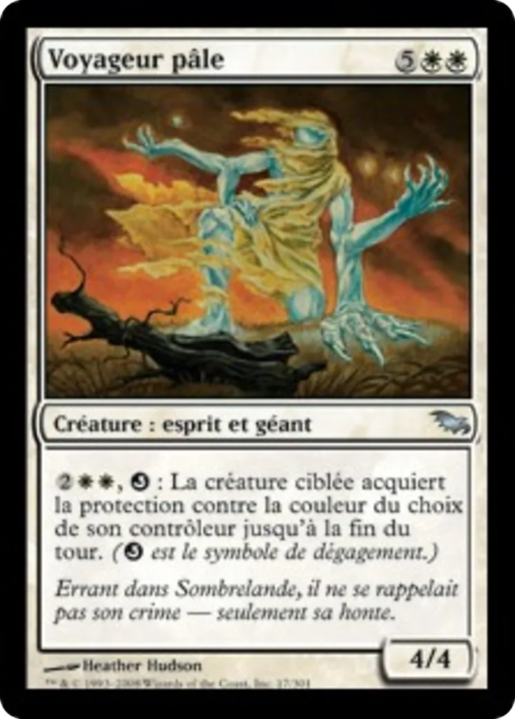 Voyageur pâle — Shadowmoor — Magic: The Gathering