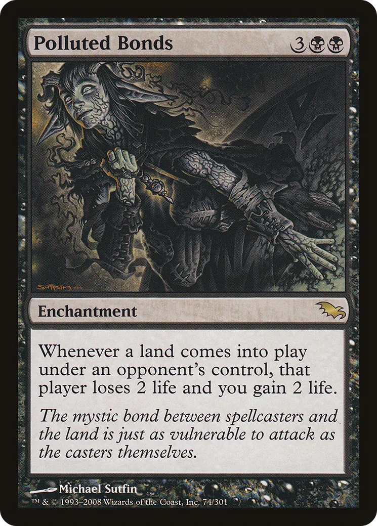 Polluted Bonds — Shadowmoor — Magic: The Gathering