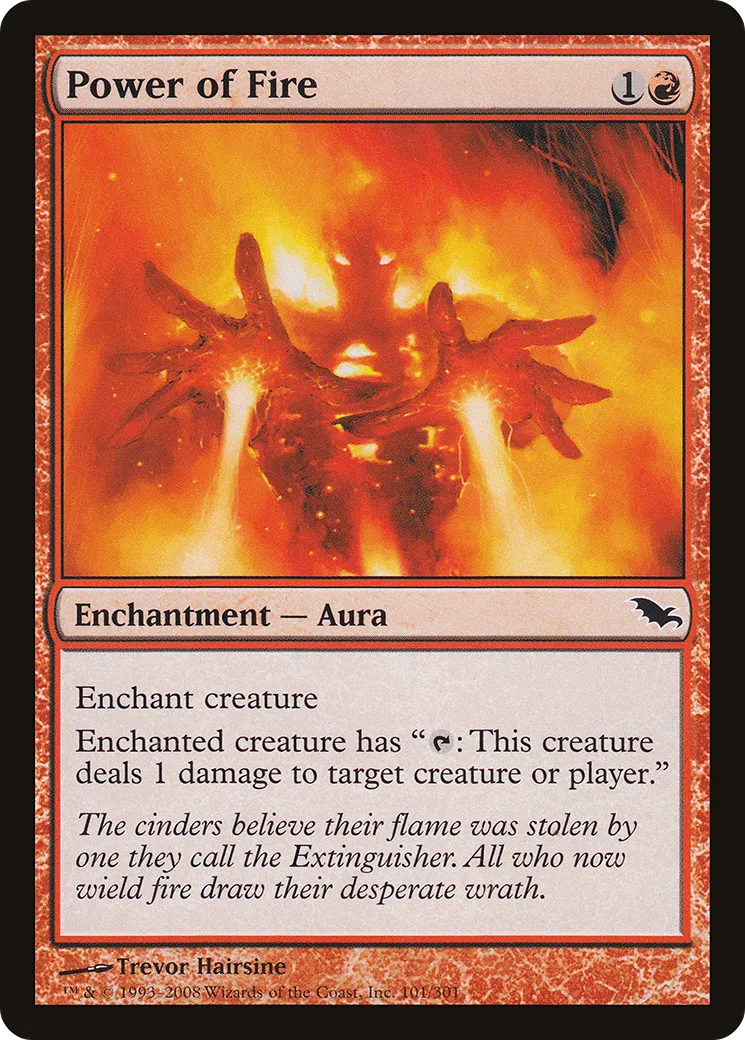 Power of Fire — Shadowmoor — Magic: The Gathering