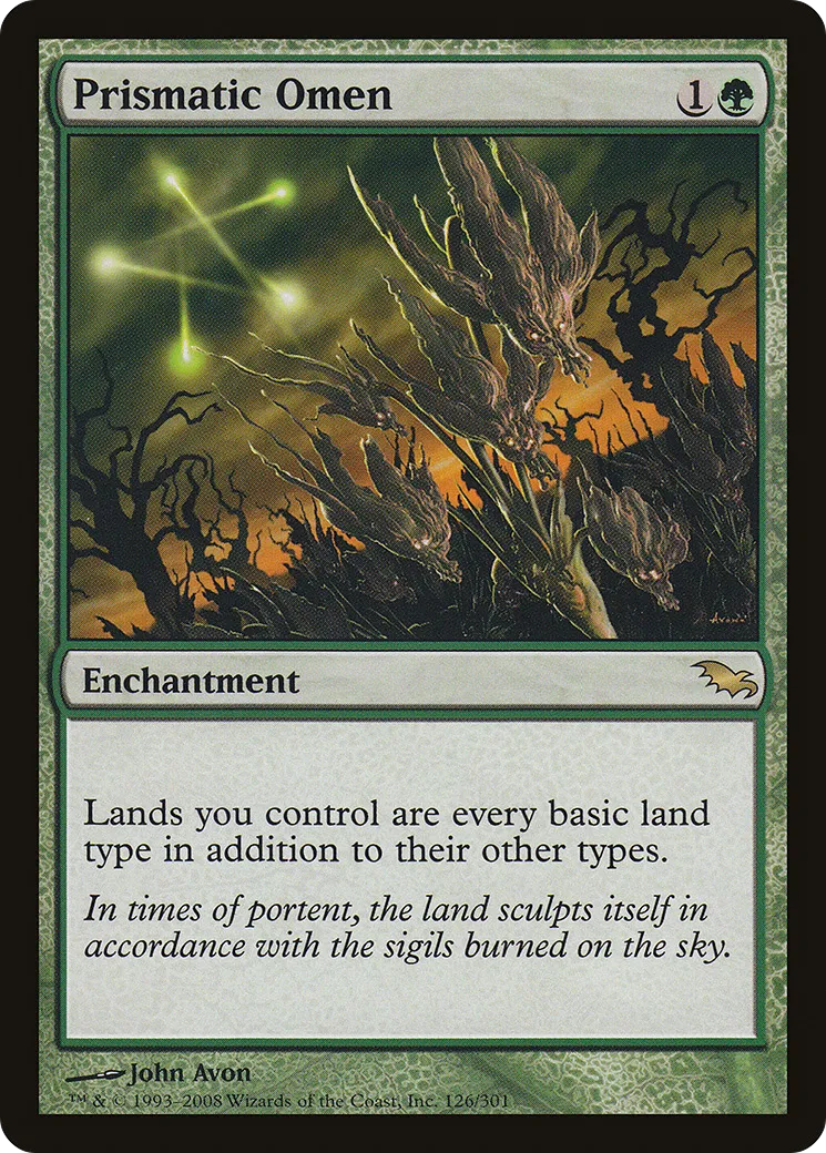 Prismatic Omen — Shadowmoor — Magic: The Gathering