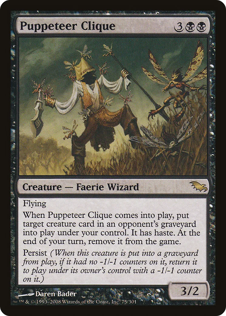 Puppeteer Clique — Shadowmoor — Magic: The Gathering
