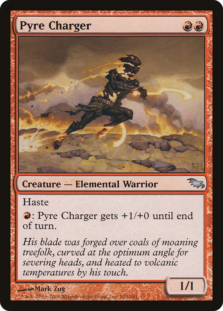 Pyre Charger — Shadowmoor — Magic: The Gathering