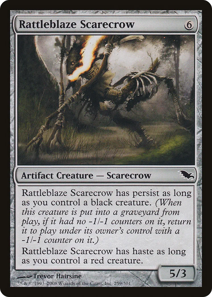 Épouvantail trémulefeu — Shadowmoor — Magic: The Gathering
