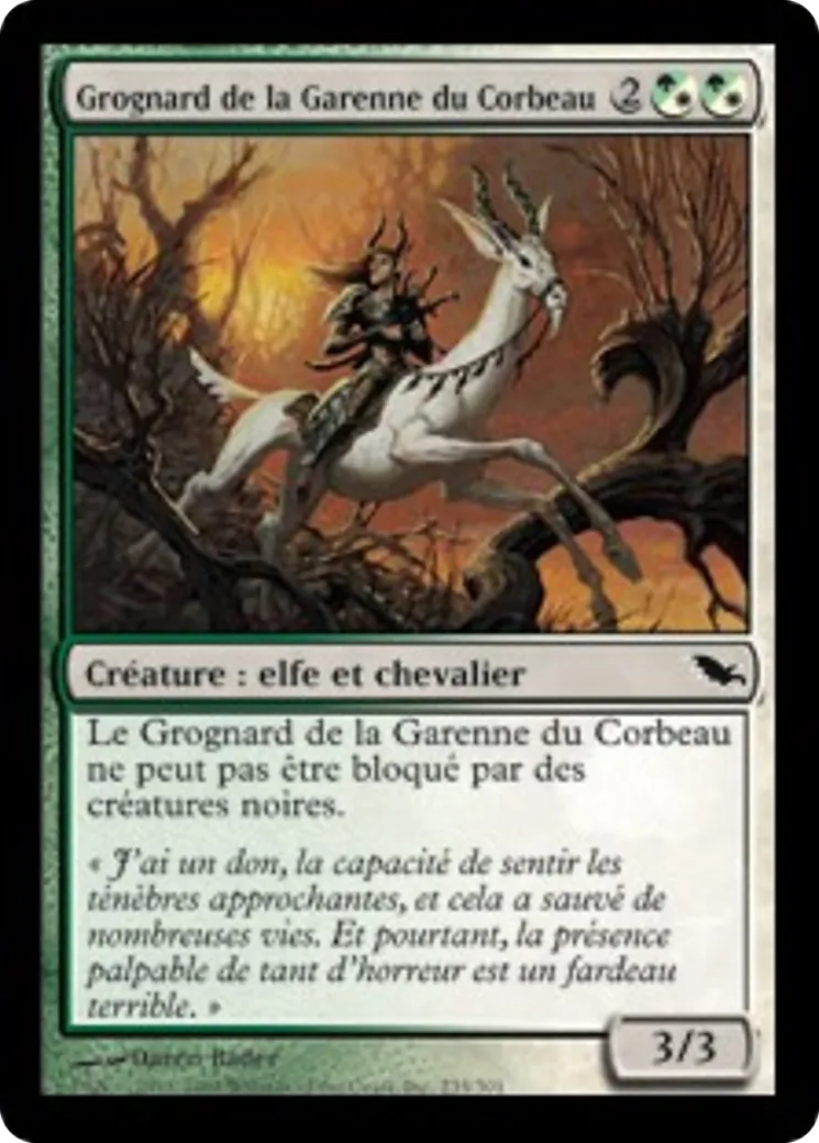 Grognard de la Garenne du Corbeau — Shadowmoor — Magic: The Gathering