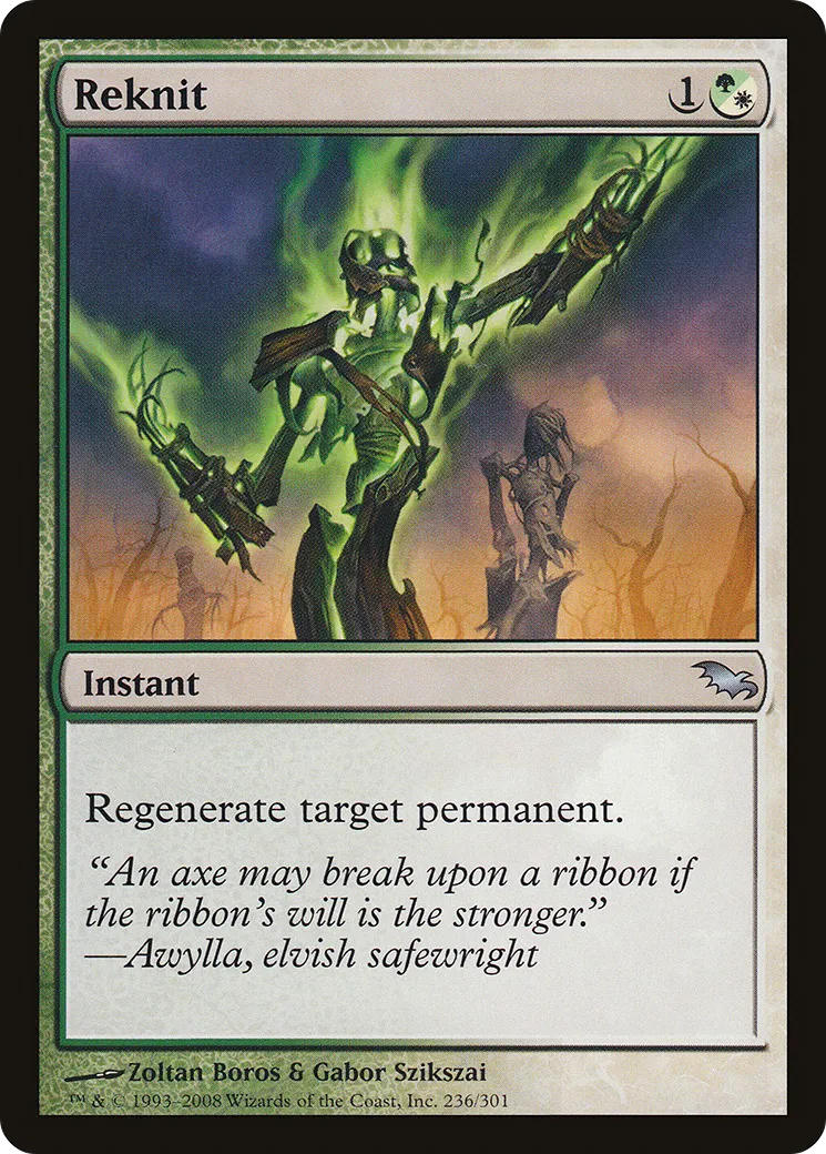 Reknit — Shadowmoor — Magic: The Gathering