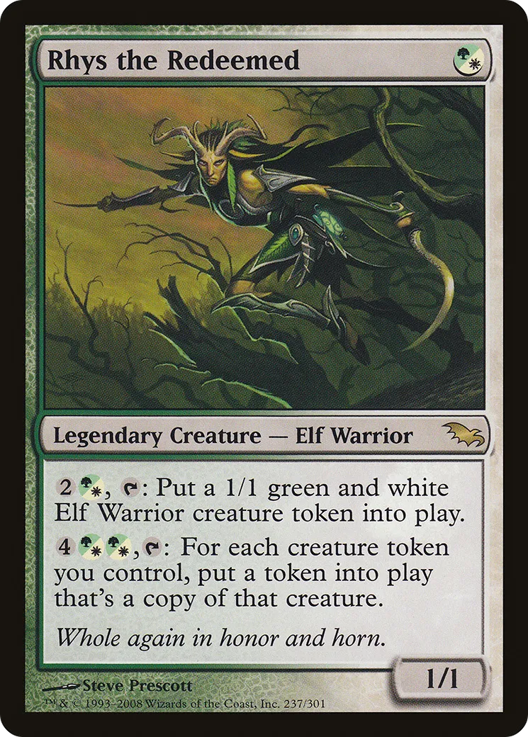 Rhys the Redeemed — Shadowmoor — Magic: The Gathering
