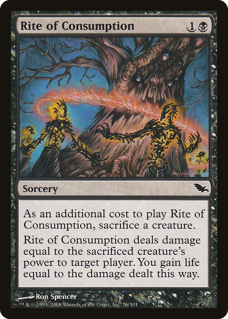 Rite of Consumption — Shadowmoor — Magic: The Gathering