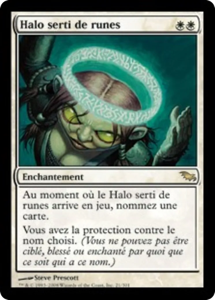 Halo serti de runes — Shadowmoor — Magic: The Gathering