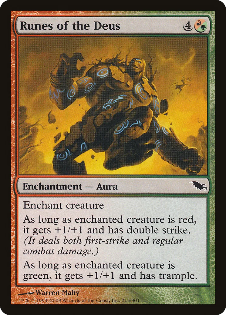 Runes du Deus — Shadowmoor — Magic: The Gathering