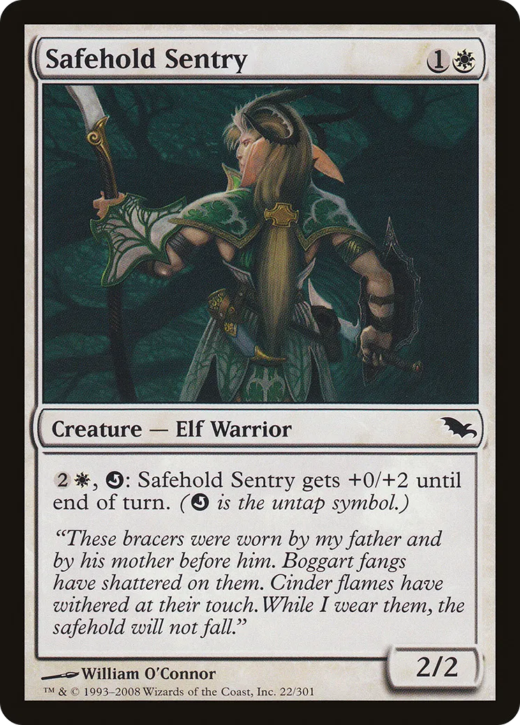 Safehold Sentry — Shadowmoor — Magic: The Gathering