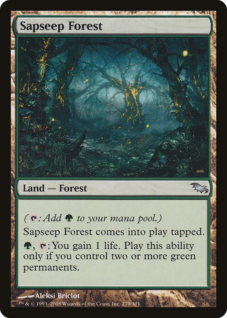Sapseep Forest — Shadowmoor — Magic: The Gathering