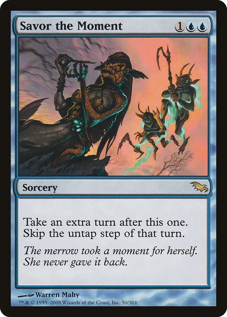Savourer l'instant — Shadowmoor — Magic: The Gathering