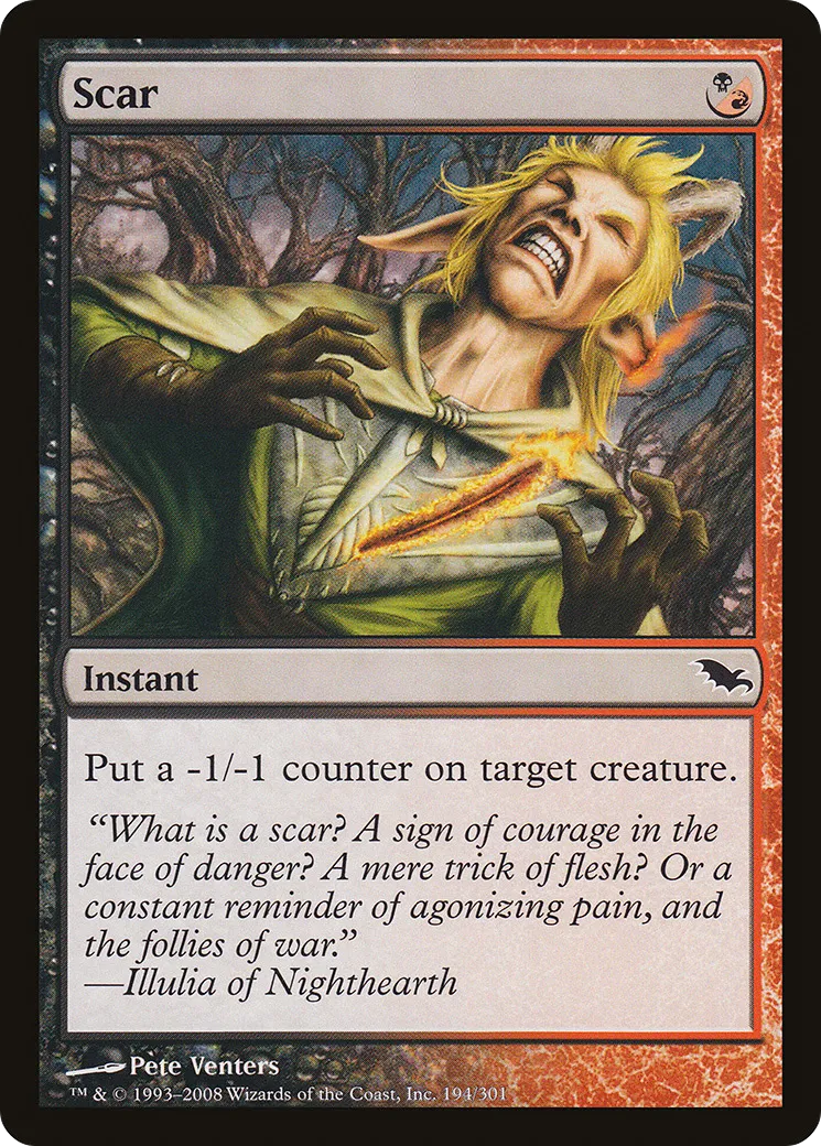 Scar — Shadowmoor — Magic: The Gathering