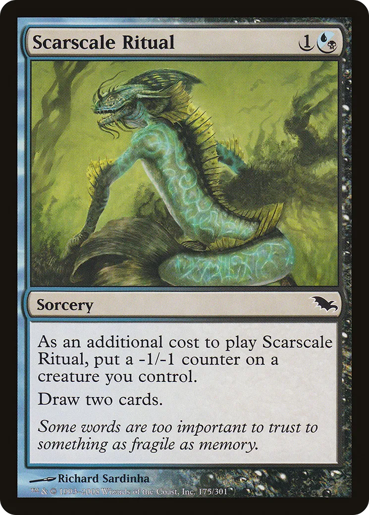 Scarscale Ritual — Shadowmoor — Magic: The Gathering