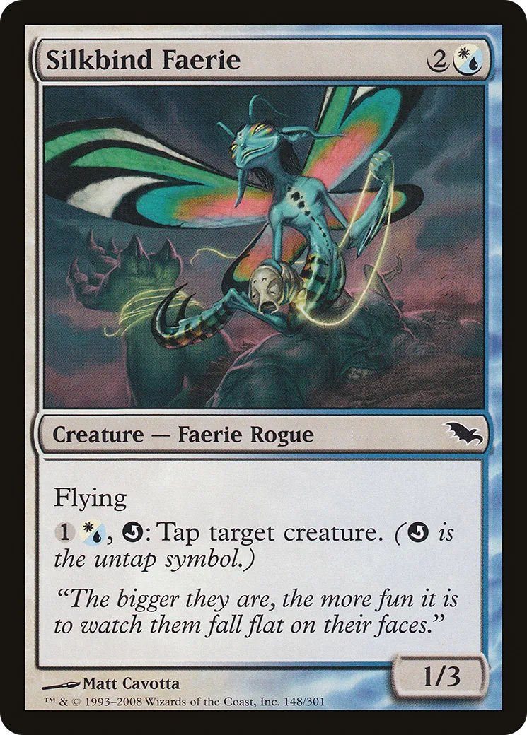 Silkbind Faerie — Shadowmoor — Magic: The Gathering