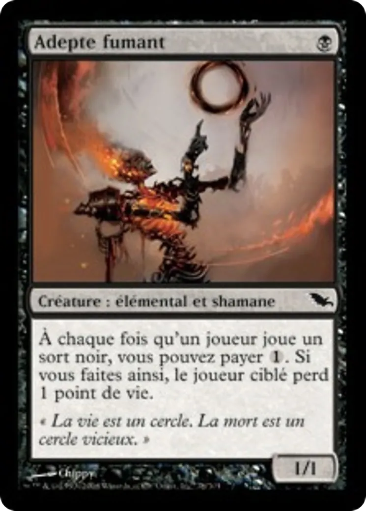 Adepte fumant — Shadowmoor — Magic: The Gathering