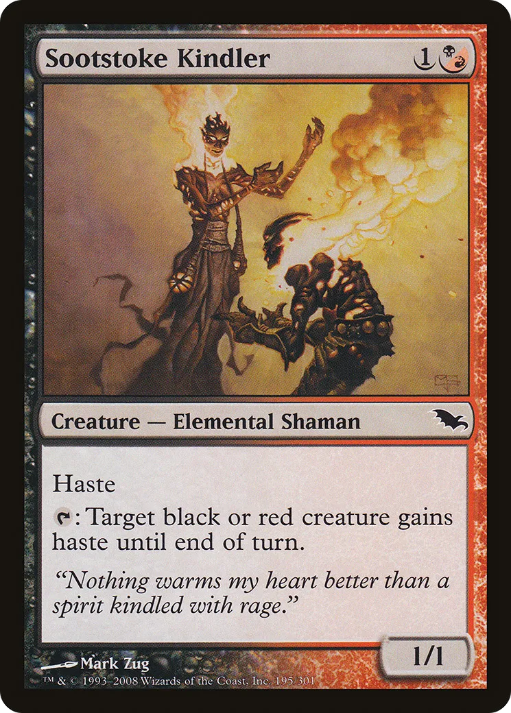 Sootstoke Kindler — Shadowmoor — Magic: The Gathering