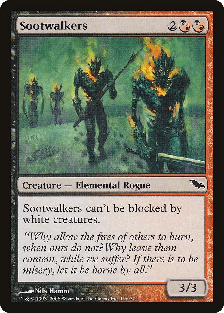 Sootwalkers — Shadowmoor — Magic: The Gathering